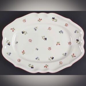 14" Villeroy & Boch Petite Fleur oval serving platter